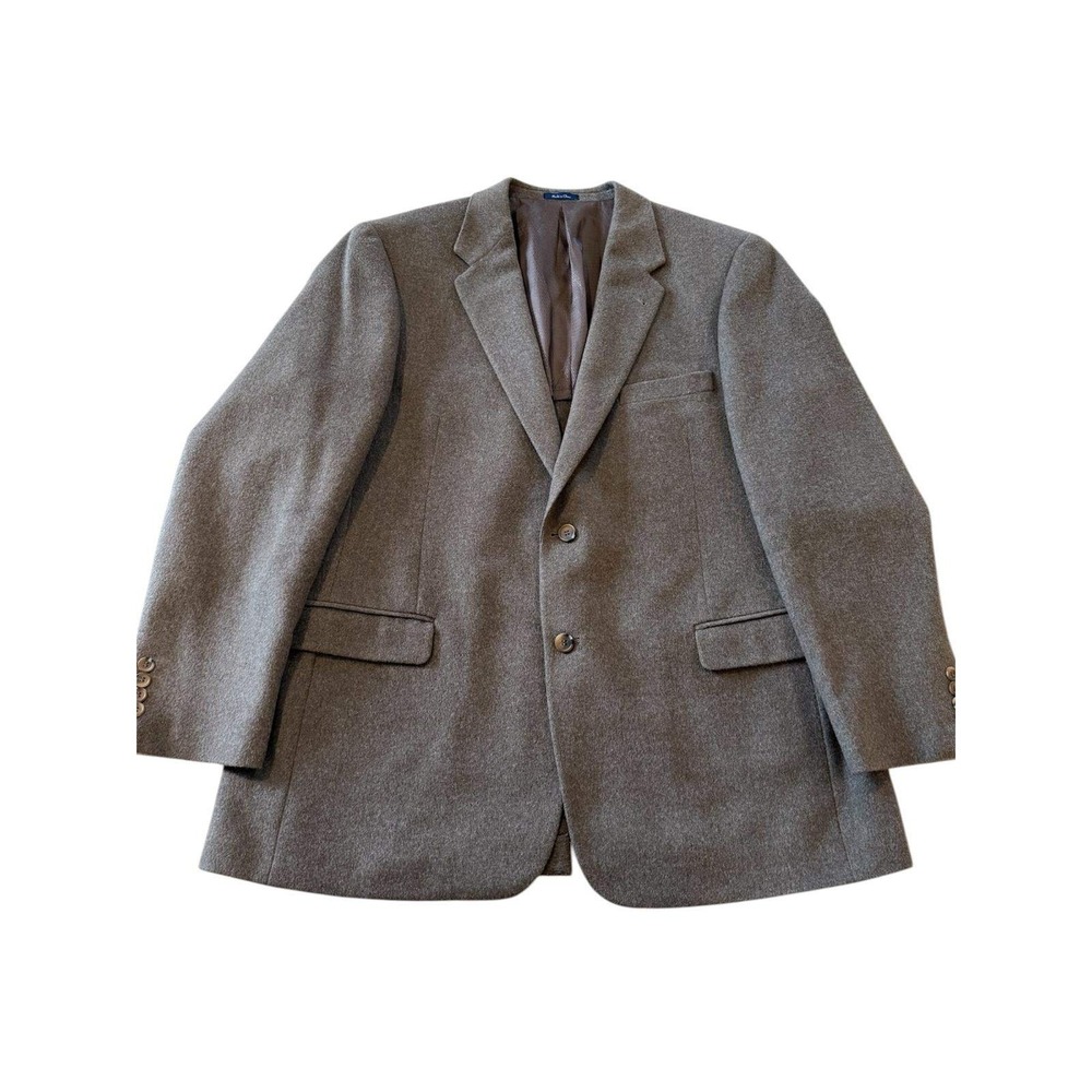 Turnbury Vintage Men's 46L 100% Camel Hair Blazer Sport‎ Coat  Brown 2-Button
